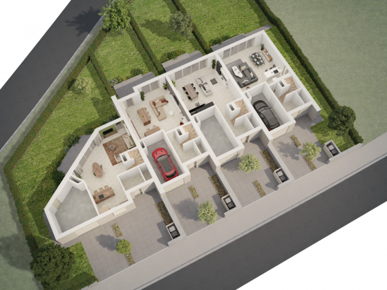 4 MAISONS UNIFAMILIALES